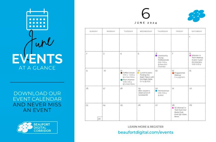 June 2024 Event Calendar Events Beaufort Digital Corridor June 2024 Event Calendar Events Beaufort Digital Corridor